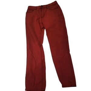 Vintage 90s Y2K NOIZ Classic Straight Denim Hip Hop Red & Black Jeans 34x34